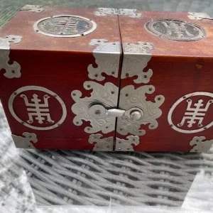 Chinese Jewellery Box with 4 Lined Drawers - Image 2