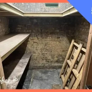 Basement storage space