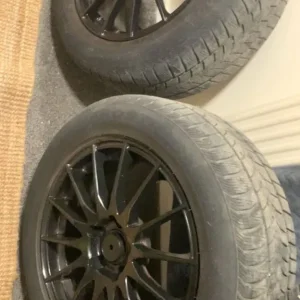 X4 Mercedes Benz black alloy wheels with tyres - Image 7