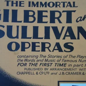 Gilbert & Sullivan Operas: Mikado, Gondoliers, Yeoman – 6 Volumes - Image 2