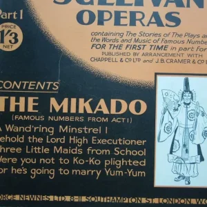 Gilbert & Sullivan Operas: Mikado, Gondoliers, Yeoman – 6 Volumes - Image 5