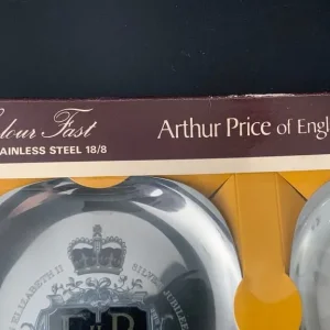 Vintage Stainless Steel Scatter Trays – 1977 Silver Jubilee Edition - Image 3