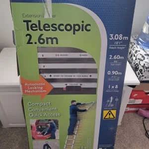 Telescopic ladder 2.6m - Image 2