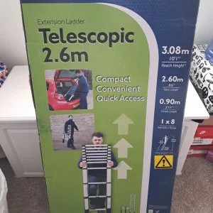 Telescopic ladder 2.6m