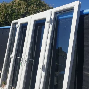 UPVC French Patio Doors with Side Windows - Image 6