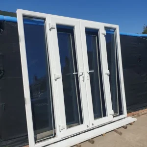 UPVC French Patio Doors with Side Windows