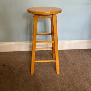 Modern Wooden Kitchen Stool - Image 2