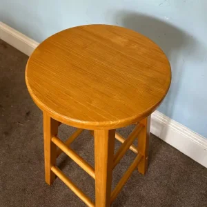 Modern Wooden Kitchen Stool - Image 3