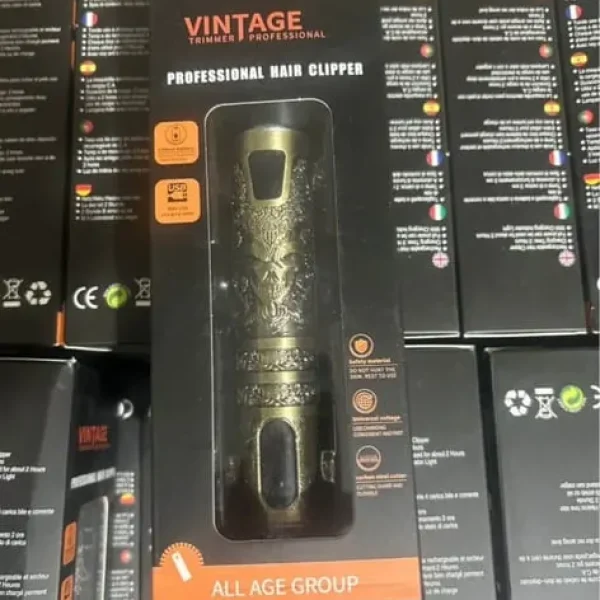 Vintage Hair Trimmer with Carbon Steel Blade