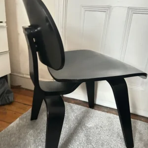 Bent plywood Eames-style dining chairs - Image 6