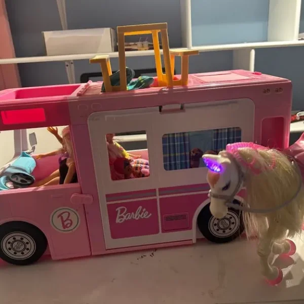 Barbie Camper Van with Horse and Accessories
