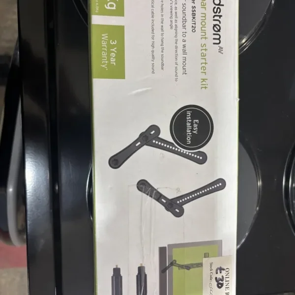 Sandstrom AV Soundbar Mount Starter Kit – Model SSBKIT20