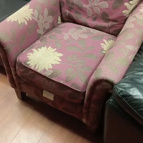 Floral armchair