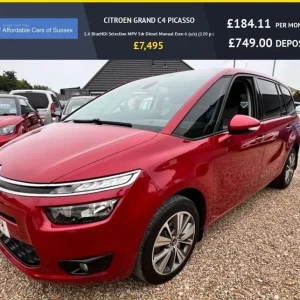 2016 Citroen C4 Grand Picasso 1.6 BlueHDi MPV - Image 3