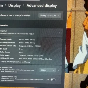 AOC 280Hz 27inch Monitor