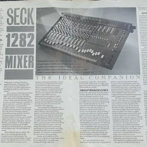 Seck 1282 Vintage Mixing Desk with Power Unit - Image 3