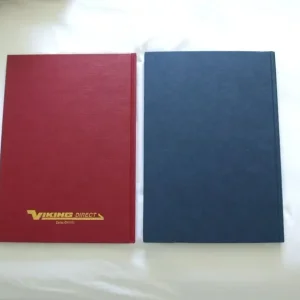 Job lot of eight A4 case bound hardback notebooks - Image 2