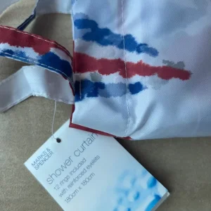 M&S Patriotic British Bunting Shower Curtain