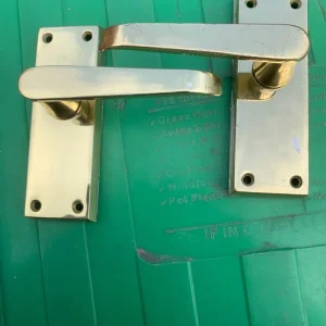 Brass door handles - Image 2