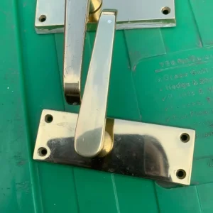 Brass door handles