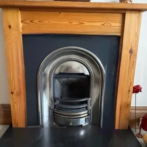 Fireplace surround, mantel and hearth