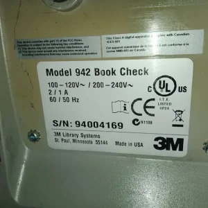 3M Model 942 book check - Image 5