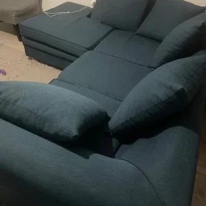 Darcy Corner Sofa Teal Colour