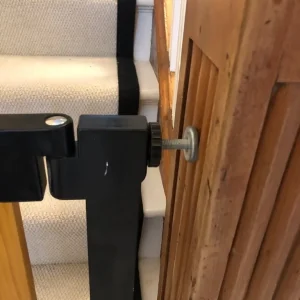 Elegant Single Panel Wooden Safety Gate - Image 5