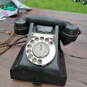 Old black phone