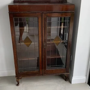 Vintage glass front cabinet