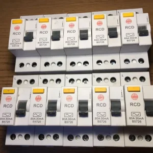 10 x Wylex B5726 80A RCD 2P