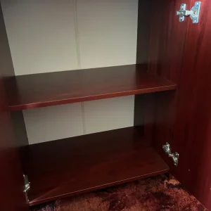 Mahogany Side Board Cupboard with Inner Shelf - Image 3