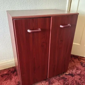 Mahogany Side Board Cupboard with Inner Shelf