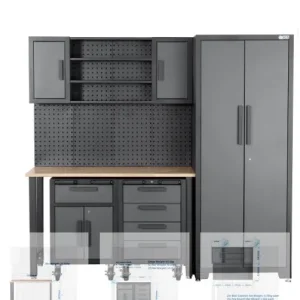 SGS STC600 6pc Garage Storage System - RS2682 - Image 2