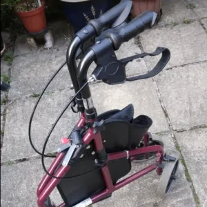 Mobility trolley with shopping basket and good brakes - Image 2