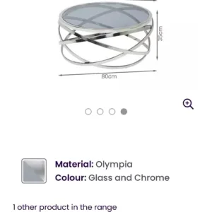 Olympia Glass Coffee Table - Image 5