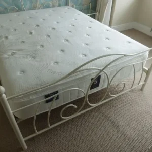 King Size Bed with Dreams Mattress and Matching Bedside Tables – Metal Frame - Image 5