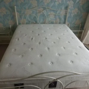 King Size Bed with Dreams Mattress and Matching Bedside Tables – Metal Frame - Image 6