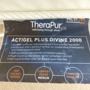 King Size Bed with Dreams Mattress and Matching Bedside Tables – Metal Frame - Image 7