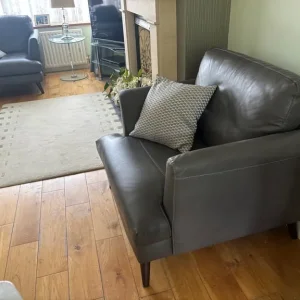 Grey Leather 4 Piece Suite from Sofology - Image 5