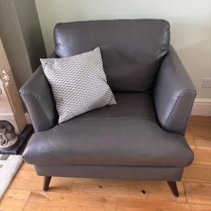 Grey Leather 4 Piece Suite from Sofology - Image 6