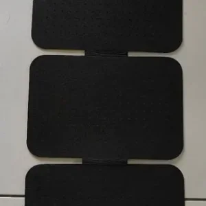 Black felt jewellery organiser that folds up