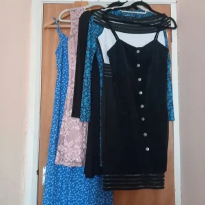 clothes, bags and ladies shoes