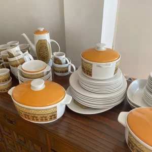 Royal Doulton Parquet Fine China HUGE set - Image 3