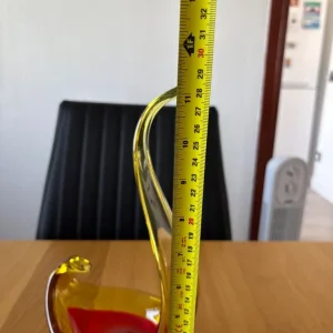 Vintage 1960s hand-blown swan glass piece - Image 4