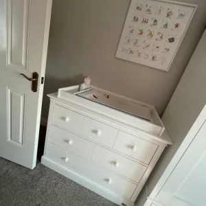 Nursery wardrobe and changing table - Image 2