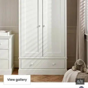 Nursery wardrobe and changing table - Image 3