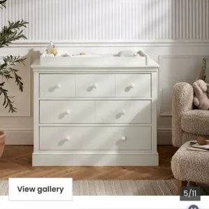 Nursery wardrobe and changing table - Image 4