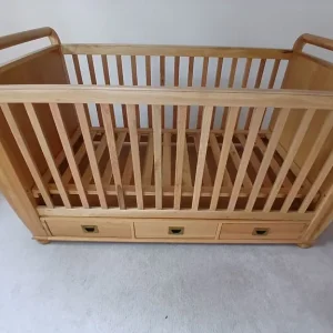 Amelie Solid Oak Cot Bed