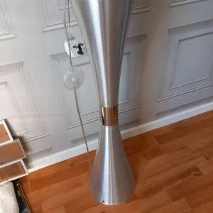 Silver standard floor lamp - Image 4